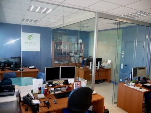 División de espacios